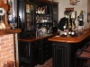 Entertainment Room bar with custom wood bartop